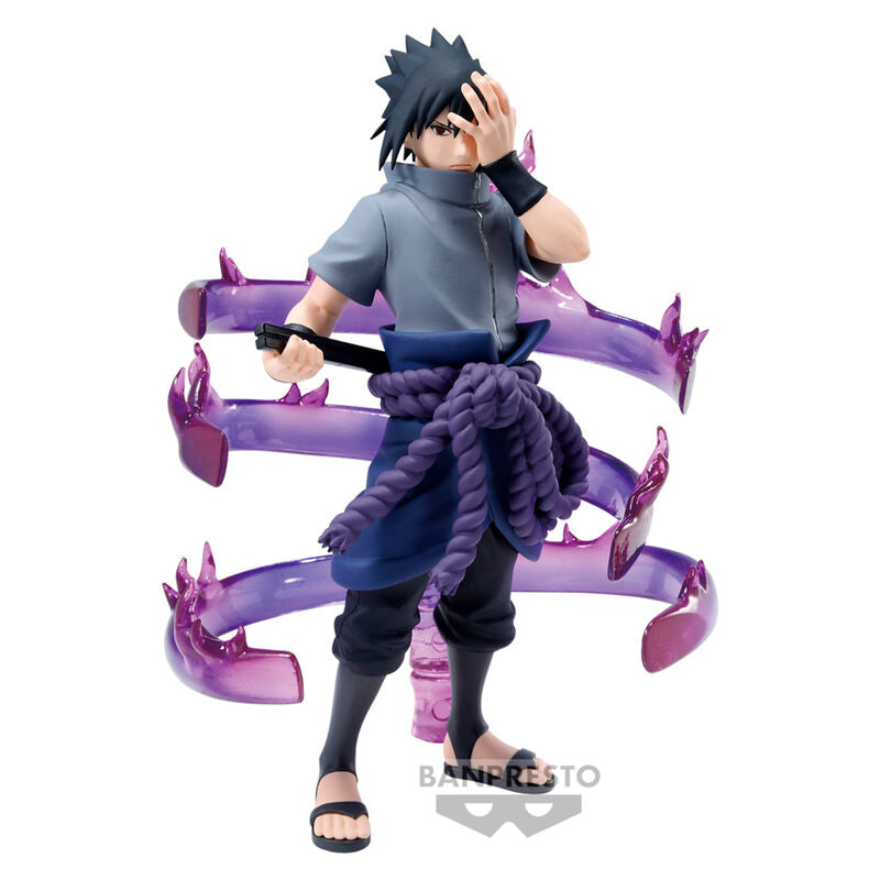 Figura Naruto Shippuden Sasuke Uchiha Escala 1:10 PVC ㅤ, FIGURAS